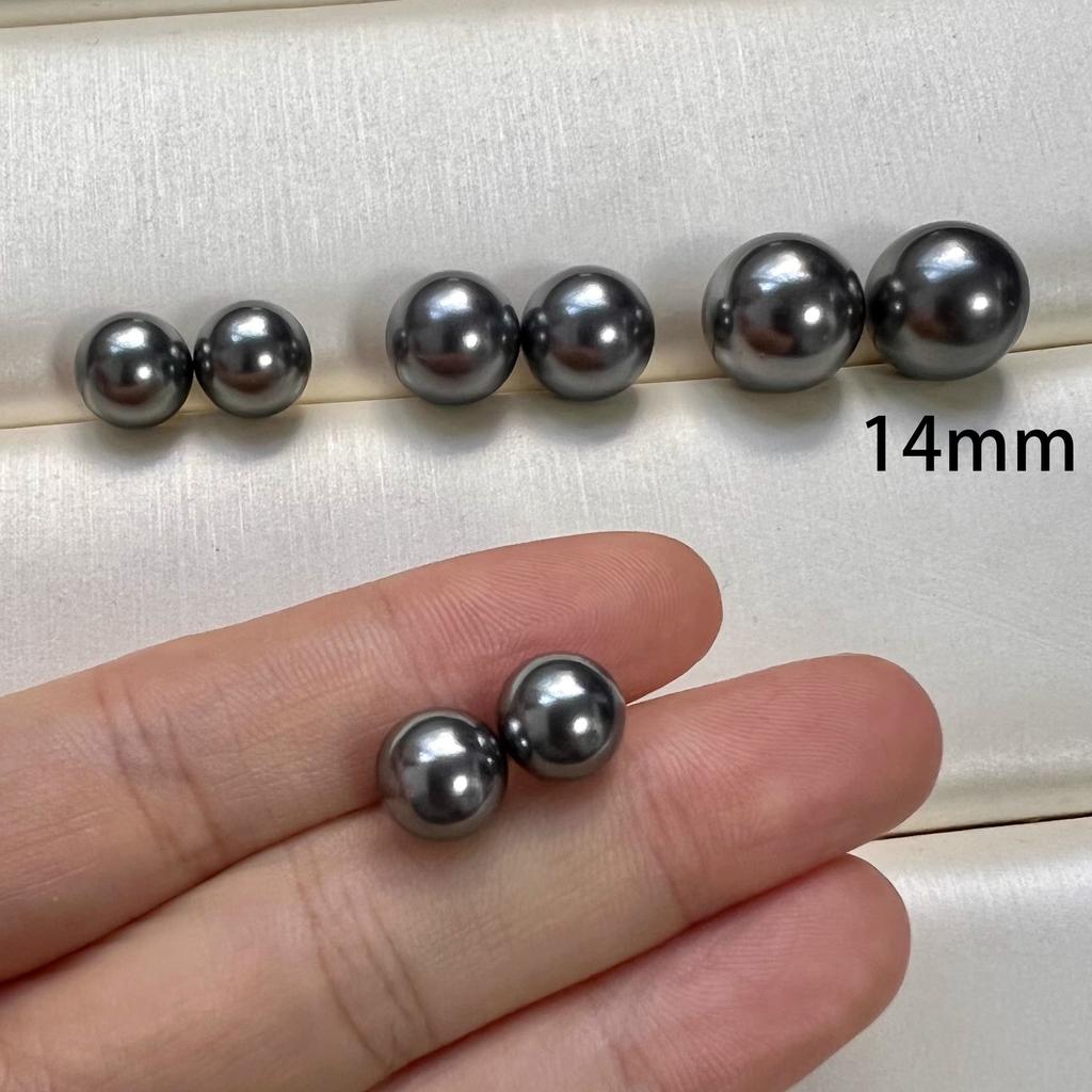 Ultra-white Red Bun Pearl Earrings Unique Retro Design Light Luxury Senior Sense Ear Hole-friendly Fashion Ear Jewelry