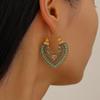 Ethnic Style Retro Bohemian Hollow Carved Earrings