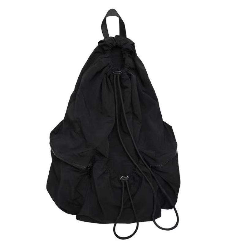 New travel and leisure lightweight large-capacity drawstring bundle backpack travel bag backpack schoolbag daily commute