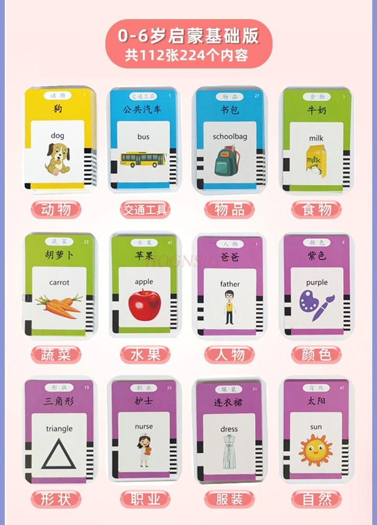 Children'S Card Insertion Early Education Machine English Literacy Card Tang Poetry Learning Machine Baby Enlightenment