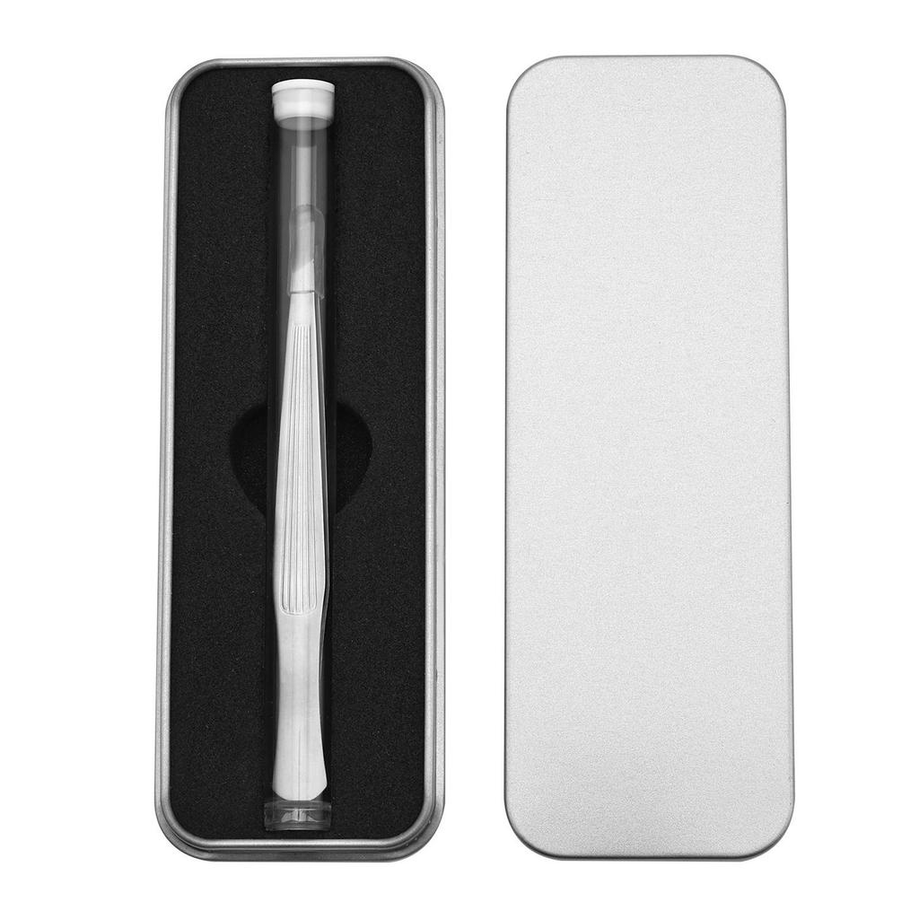 High Precision Stainless Steel Eyebrow Tweezers for Hair Removal and Beard Trimming