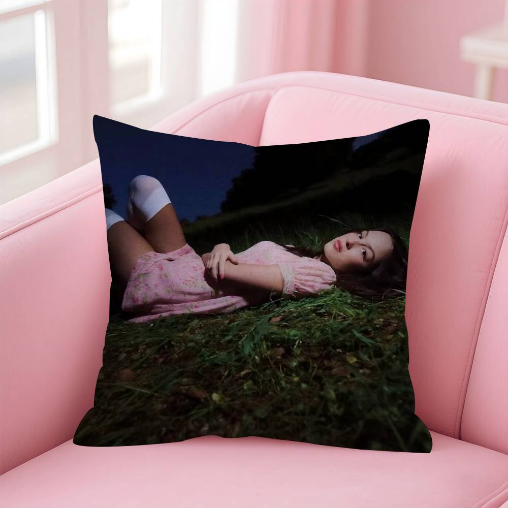 Singer Drop Dead Music  Pillow Covers Cartoon Sofa Decorative Home Doublesided Printing Short Plush Cute Cushion Cover