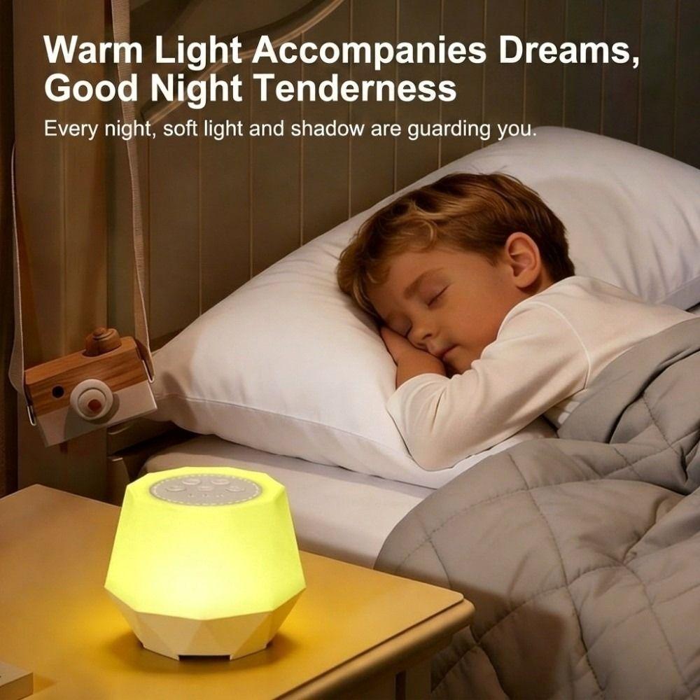 7 Color Modes Sleep Soother 10 Nature Sounds Night Light White Noise Machine  Nursery Comfort