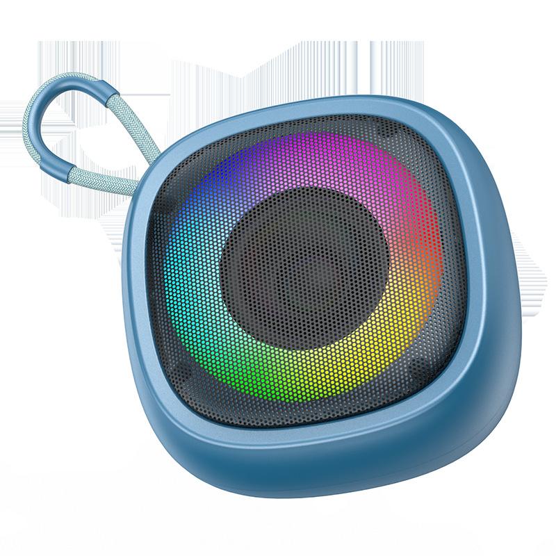 1Pc Bluetooth Speaker, Wireless Portable, Indoor & Outdoor, High Volume, Small Size, RGB Lighting