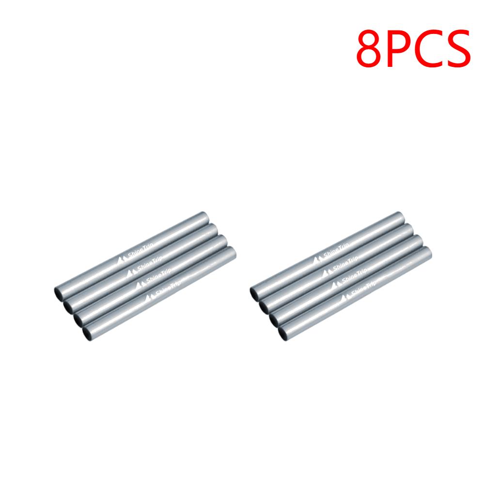8-40PCS Tent Tube Aluminum Alloy Tent Emergency Tube Lengthen 13cm Lightweight Repair for Hiking Awning Kit Tent Accessories
