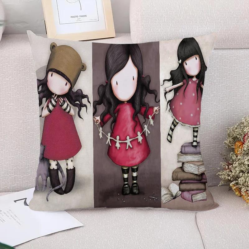 Couple Pillow Pillowcases  Gorjuss Fall Decor Decorative Cushion Cover X Covers for Bed Pillows Pilow Cases