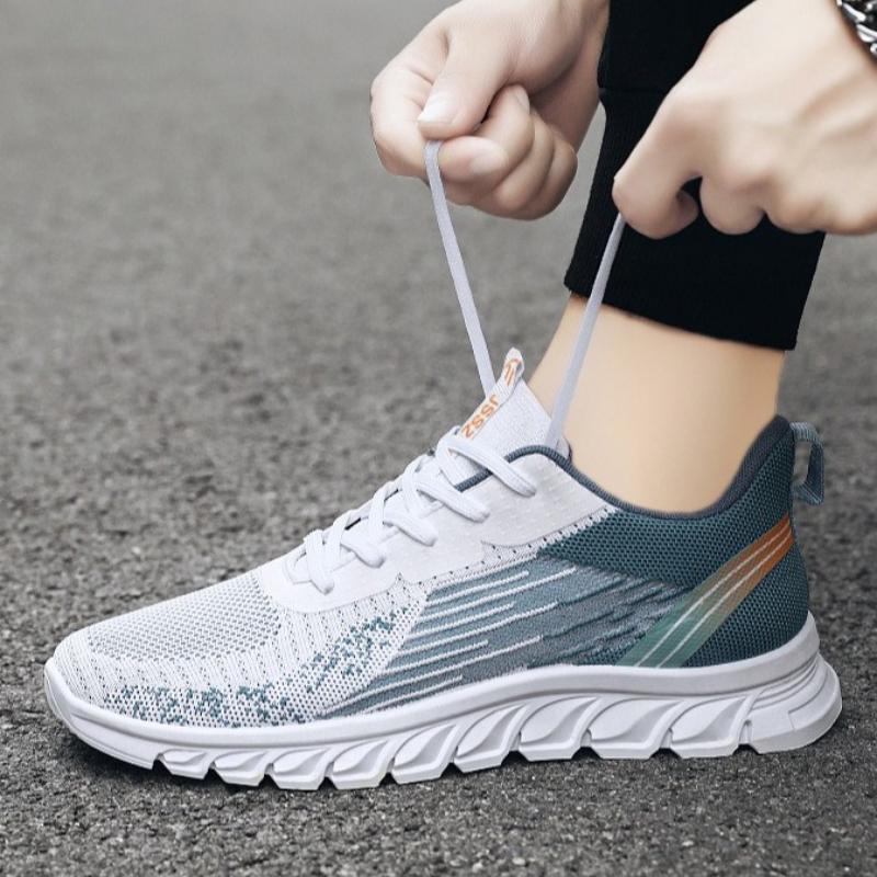 39-45 Size Men's Casual Sneakers Lightweight Breathable Soft Sole Running Shoes Summer Non-slip Wear-resistant Hiking Shoes 2025