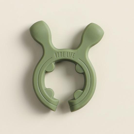 3 Stück Silikon Topfgriff Hitzebeständig Spatelhalter Rutschfest Utensilienklemme Anti-Überkochen Überlauf Dampföffnung Küchenorganisator Kochzubehör