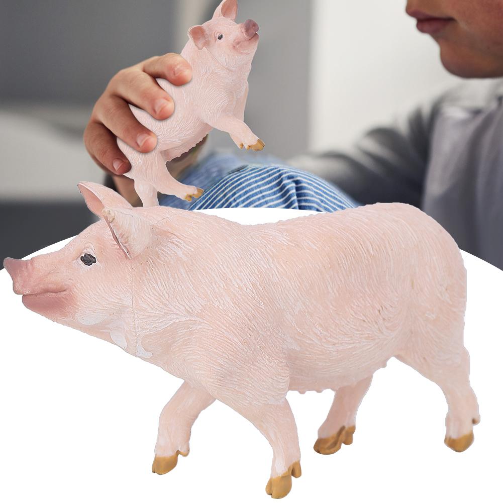 Kid Educational Toy Cute Animal Model Simulation Pig Miniature Home Decor