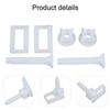 Toilet Hinge Screws Plastic Rectangle Toilet Lid Hinge Screw