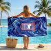 Ipswich Town Fußball Strandtuch Weiches Mikrofaser-Sommertuch Schnelltrocknendes Saugfähiges Handtuch für Strand Schwimmbad Reisen