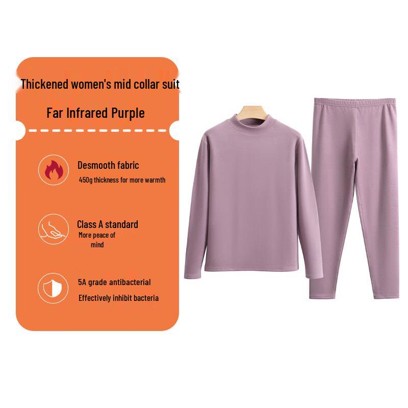 

Women s De Velvet Thermal Underwear Set M