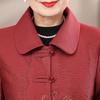 Spring & Autumn Floral Coat for Middle-Aged & Elderly Women