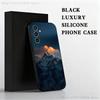 Snow Mountain Scenery Design Phone Case  For Samsung S 25,24,23,22,30,21,10,9,Ultra,Plus,Lite,FE,4,5 G Black Soft Case