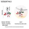 Charm Bead Charms copper Snowman sled socks Pendant Bead Charms Compatible With Charm Bead Charms Plata Authentic Bracelets Bead Charms Women Jeweller