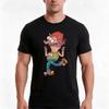 Rollerskater TShirt Summer Casual Cotton Tee Oversized Streetwear Tops Vintage Graphic Print Loose Fit Short Sleeve