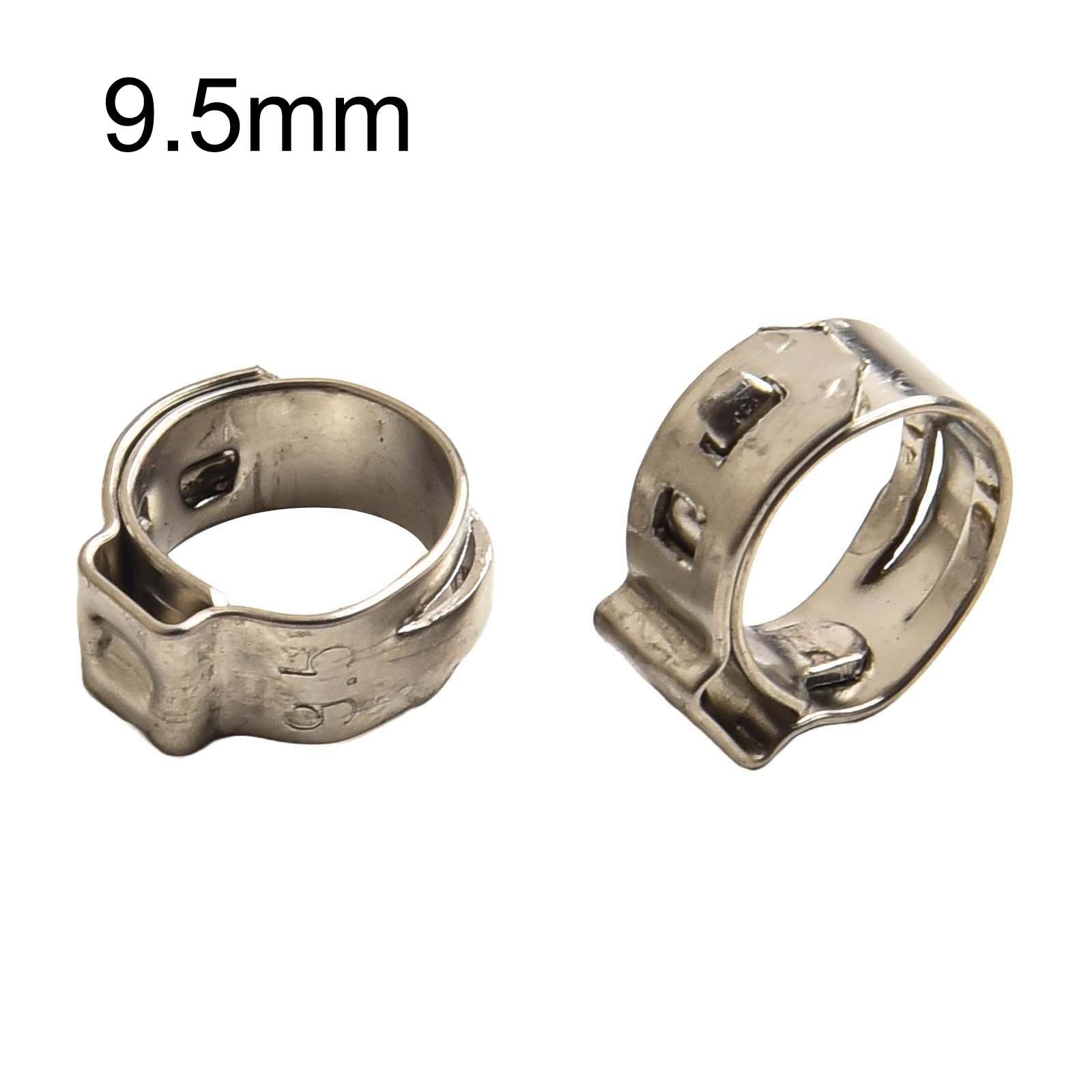 Уплотнение различных шлангов. Хомуты для шлангов из нержавеющей стали с одним ушком. 9.5MM