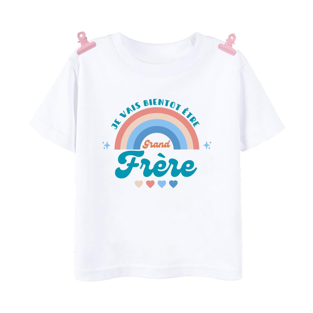 Future Big Brother Big Sister Printed Kids Shirts  Big Bro Sis T-shirt Tops Boys Girls Outfit Tee