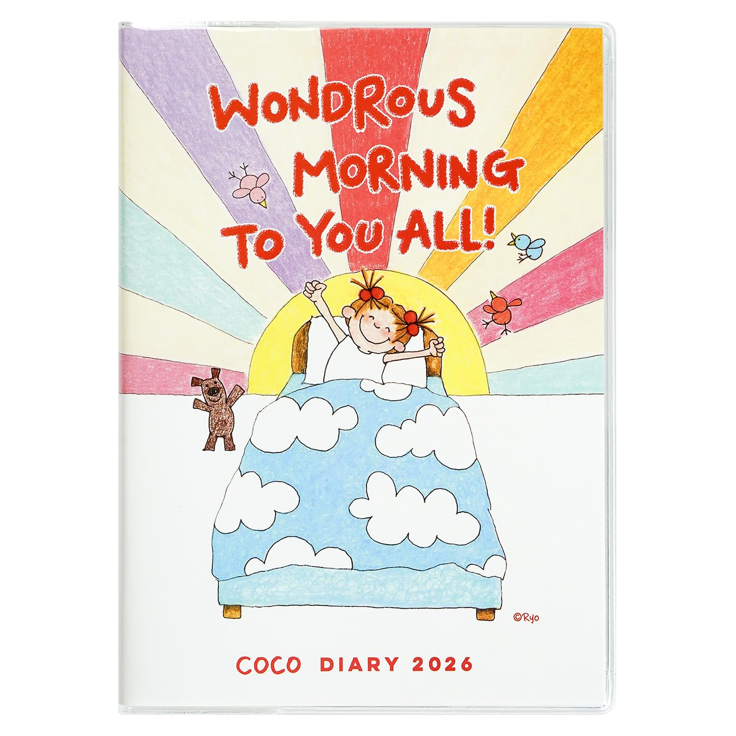 

Greeting Life Coco-chan 2026 B6 Weekly Softcover Morning Planner CD-1371-RY (Starts January 2026)