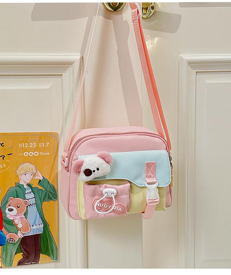 Schoolbag Sweet and Simple Matching Color Backpack Mori High Value Versatile Messenger Bag Casual and Lightweight Waterproof Shoulder Bag
