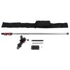 Telescoping Pole with Fine Tuning Mount Stainless Steel Extension Support Rod for Heavy Duty