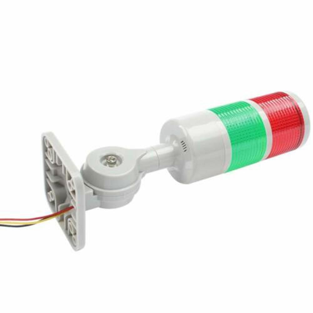 Warn Ing Light 12-24VDC Buzzer Alarm For Alarm Hazards 2-Level with Buzzer