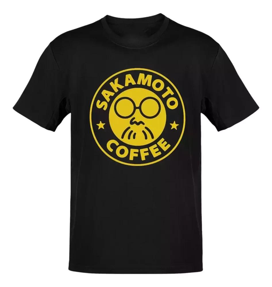 Anime Sakamoto Days Sakamoto Coffee Yellow TShirt Size S4XL Gift For Friends