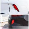 For Kia Seltos    ABS Front rear Fog light lamp Trim Cover Reflector Foglight Lamp Cover Sticker Accessories