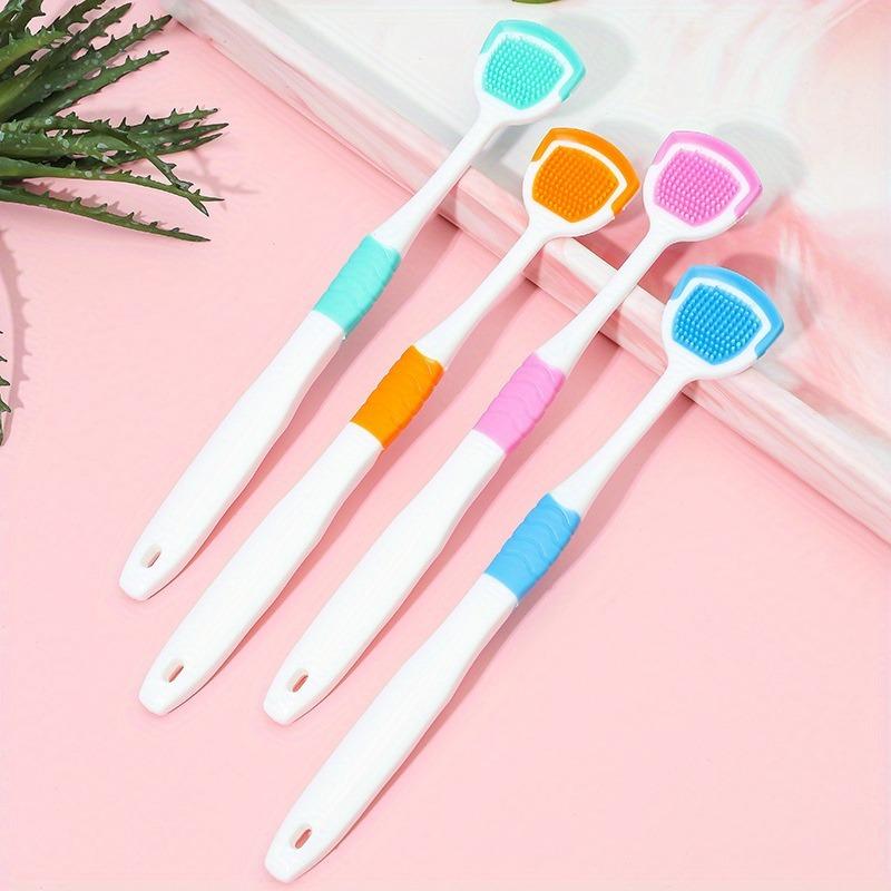 Easy-Grip Tongue Scraper for Fresh Breath & Healthy Gums - Effective Bad Breath Eliminator, 1pc