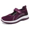 Scarpe da Donna Scarpe Singole Scarpe Primavera Donna di Mezza Età Velcro Fondo Morbido Traspiranti Scarpe da Donna Casual Casual Morbide Per Camminare Tutto il Giorno Sneakers