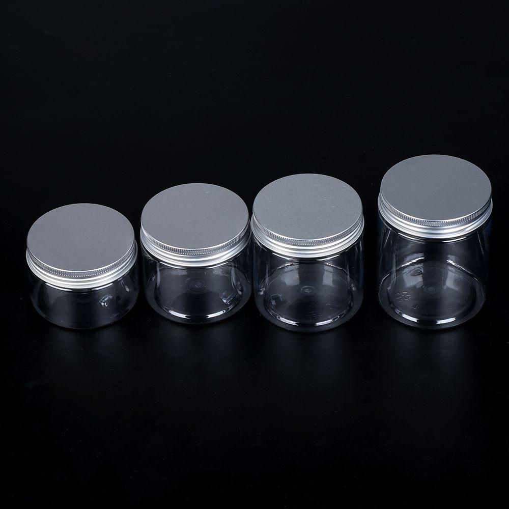 1 Pièce Pots Cosmétiques Vides en Plastique Transparent Avec Couvercle Contenants Soins de la Peau Maquillage Pilules Crème Pot Échantillon Pots à Épices Bouteilles de Voyage
