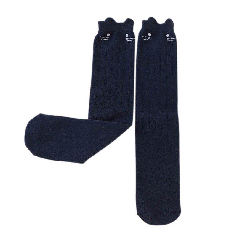Chaussettes Cartoon pour Bébés Filles Enfants Chaussettes Chat pour Enfants Chaussettes Hautes aux Genoux Printemps Chaud Chaussettes Imprimé Animal