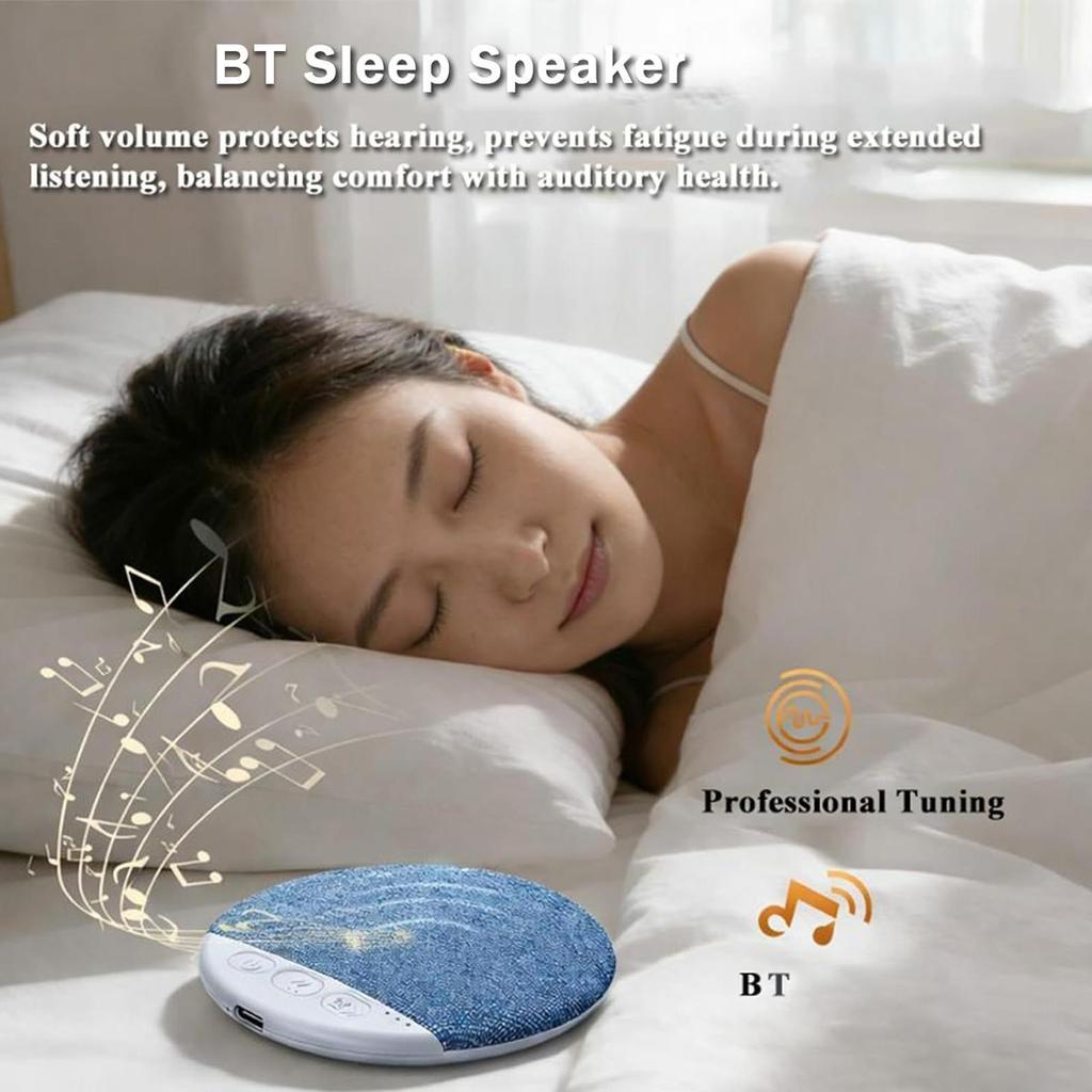 Bedroom Pillow Speaker Blue-tooth Under Pillow Sound Machine With White Noise HiFi Stereo Sound