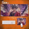 2026 Dragon Ball Leather Mouse Pad Sustainzed Boys Office E-sports Game Wrist Guard Keyboard Pad Table Mat Son Goku Animation Decorative Tablecloth