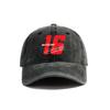 Charles Leclerc 16 Signature Hat for Unisex Women Adjustable Distressed Caps Washed Charles Leclerc Baseball Cap Dad Gift