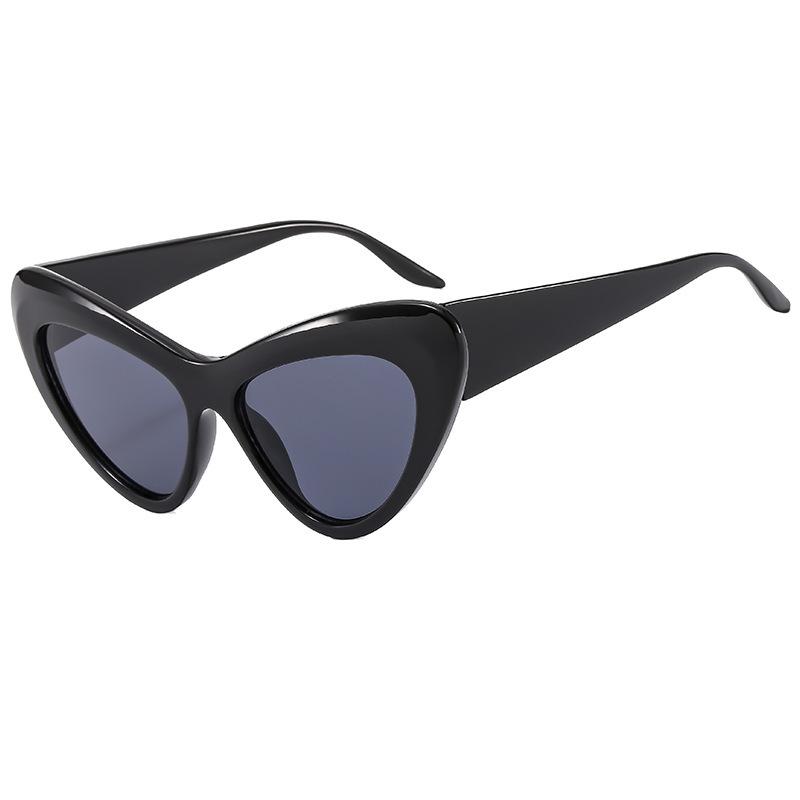 Fashion Women Trend Cat-Eye Frame Sunglasses Personality Street Photo Men'S Sunglasses Uv400 Sunglasses