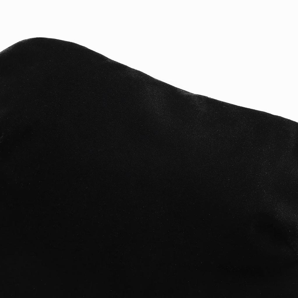 Winter Velvet Strapless Short Dress with Puffy Skirt