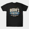 Men Black Print T-shirt Bodhi'S Surf Shop Bells Beach No-Cut Transfer Paper Print Cotton Tshirt