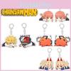 Porte-clés Acrylique Double Face Tendance Chainsaw Man Pendentif Sac Pour Enfants Adultes
