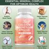 Calcium Magnesium Zinc D3 - Mood Support, Bone Support, Nerve Support - 120 Capsules Per Bottle, Non-GMO