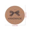 100pcs With String Gift Tags Brown Kraft Paper Tags Price Tag Handmade Hang Label  Home Made Crafts