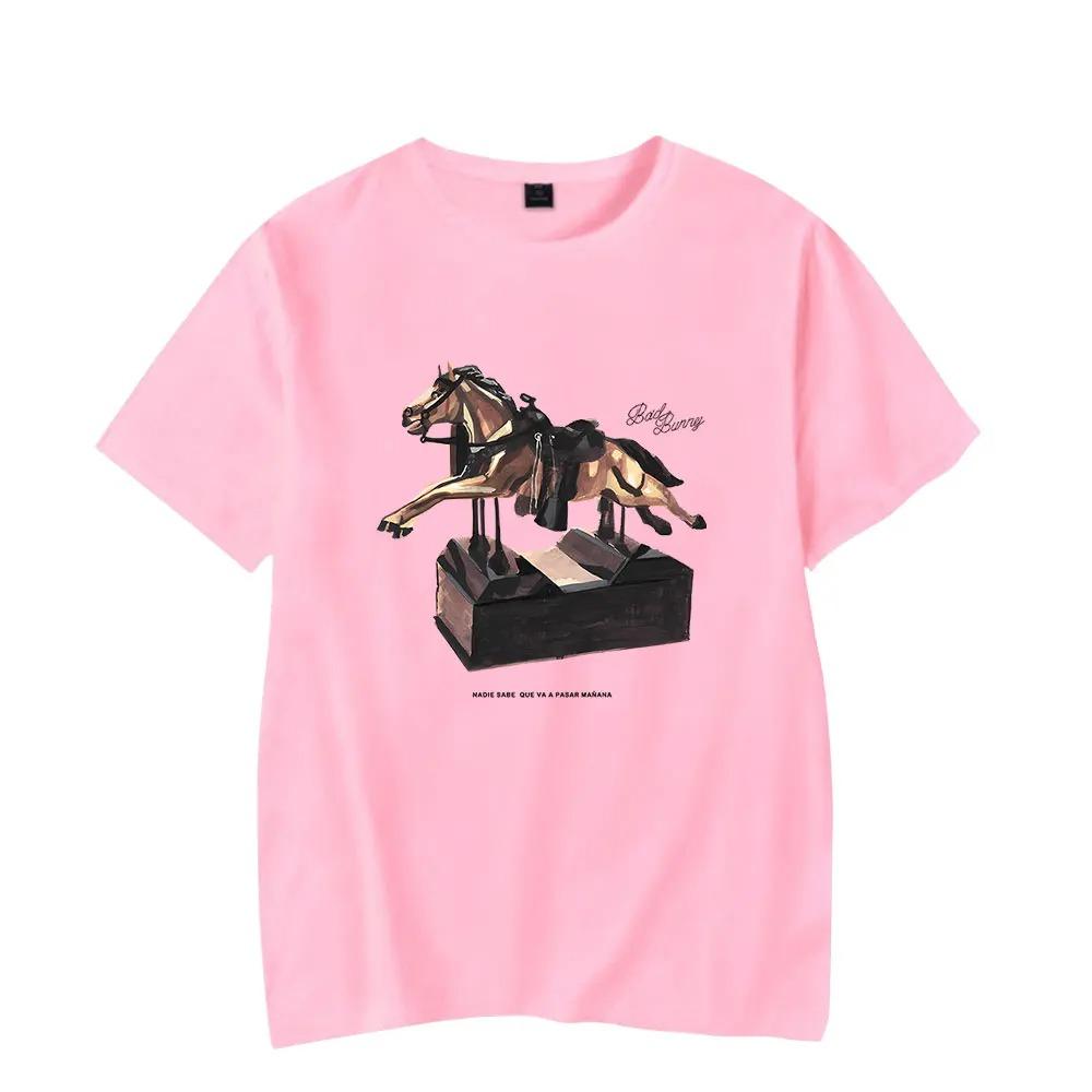 

Bad Bunny Предварительный просмотр Футболки Никто не знает, что произойдет завтра Мерч альбома Унисекс Мода Повседневная Короткий рукав 4XL