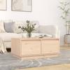 Day and Night - Day and Night Solid Pine Wood Coffee Table 80x50x35 Cm