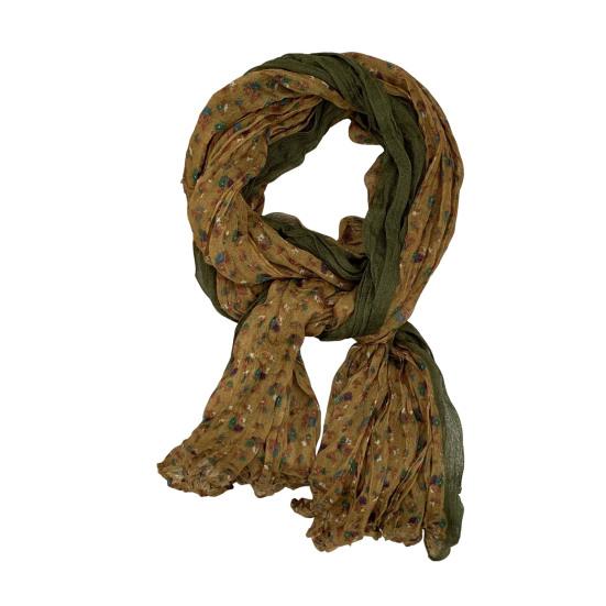 Ladies Shawl Scarf Floral Print Versatile Comfortable Bright Color Shawl Wrap Soft-textured Winter Accessory
