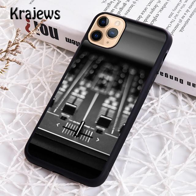 Krajews DJ Mixer Music Soft Phone Case Cover For iPhone 17 Air 16 15 14 Plus 11 12 13 Pro Max Coque Shell Fundas
