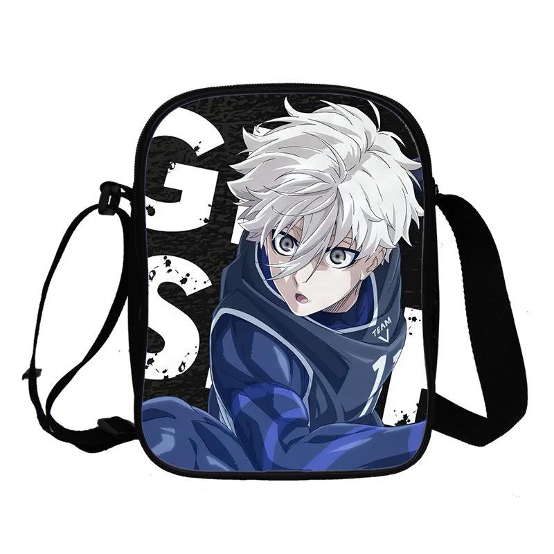 Neue Blaue Gefängnis Animation Peripherie 3D Vollfarbdruck Tragbare Umhängetasche Teenager Crossbody Tasche