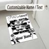 Personalized Crystal Velvet Carpet,Stray Kids Custom Printed Name, Plush Area Rug For Home Indoor Decor