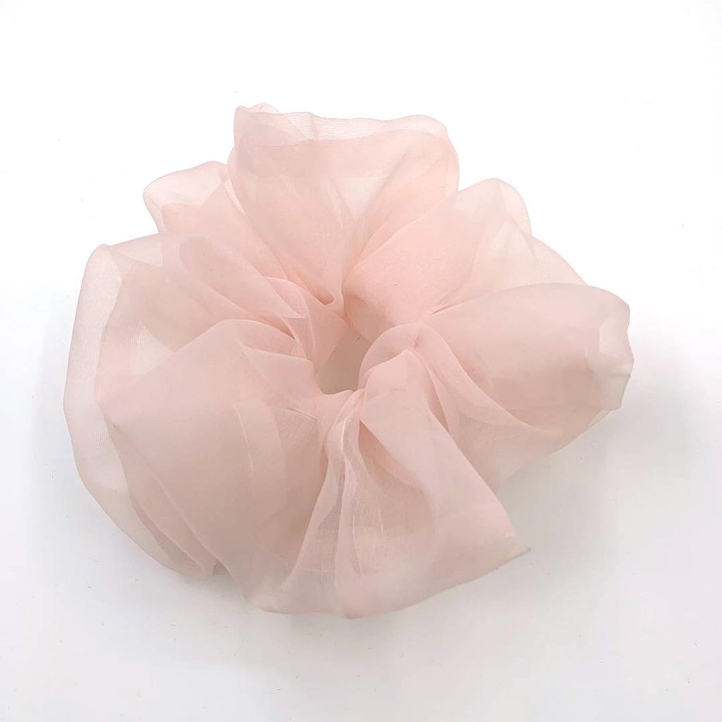 Super Bright Organza Large Intestine Ring Hair Band Girl Head Band Fashion Wide Edge Hair Accessories