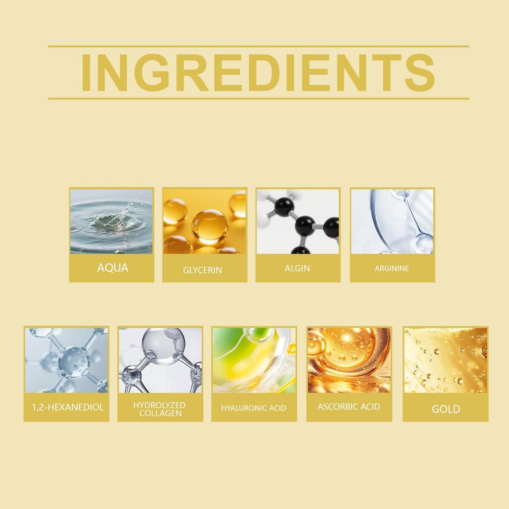 EELHOE 24k Gold Eye Mask moisturizes, hydrates, makes the skin around the eyes smooth and tender