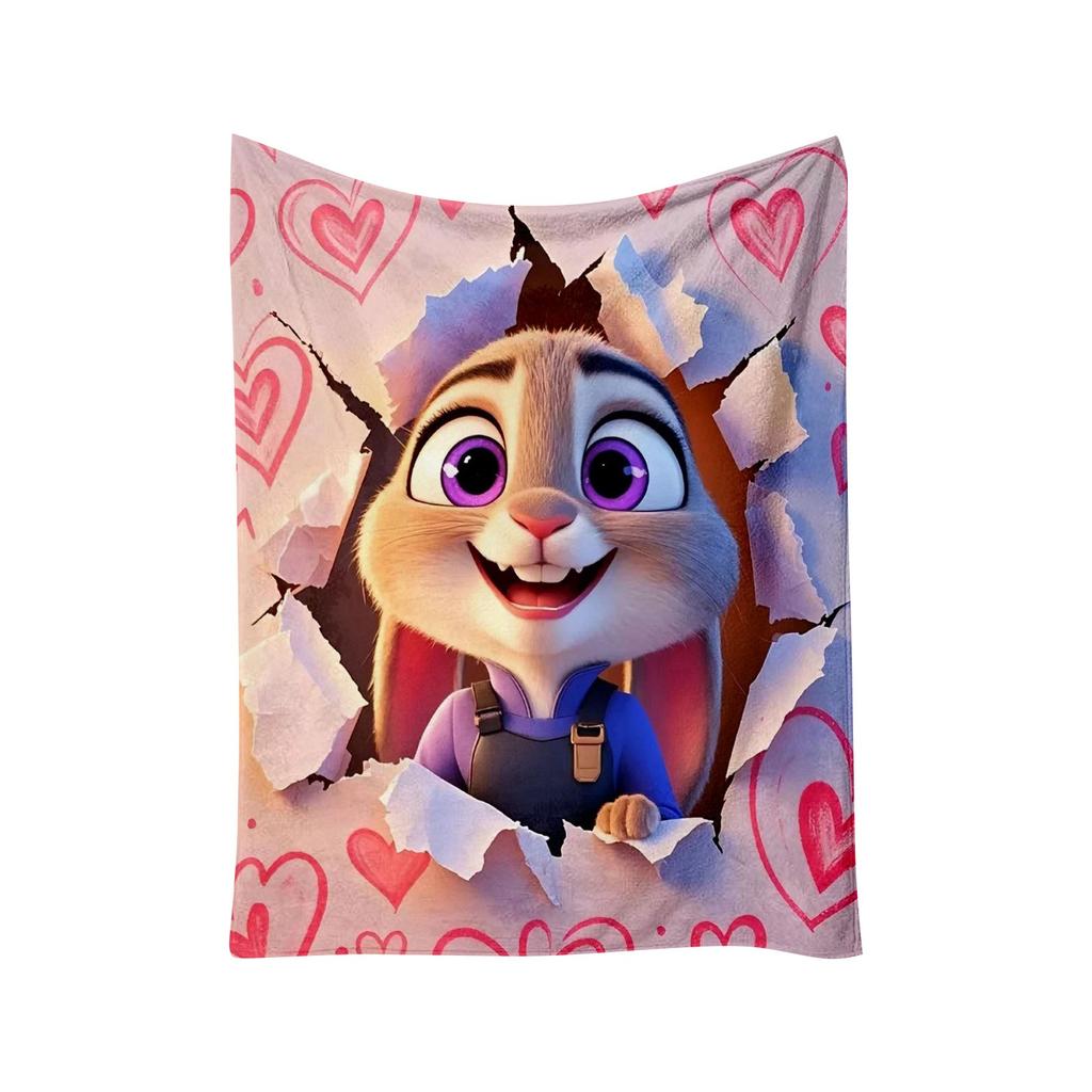 Soft Flannel Blanket, Anime-themed Shawl Blanket, Sofa Blanket, Daily Shawl Blanket